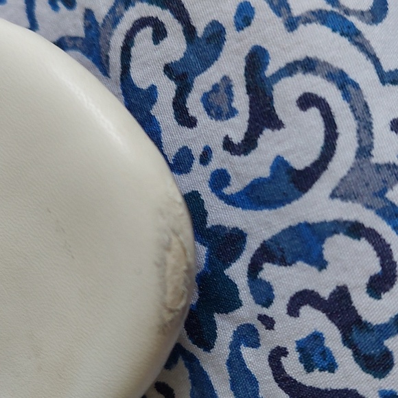 Naturalizer white and silver sandal flats women size 6.5M - Picture 10 of 10